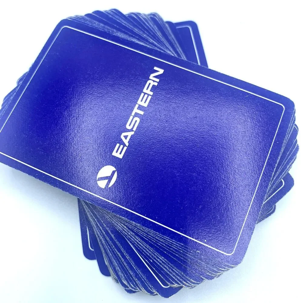 Vintage Eastern Airlines playing cards in box blue
